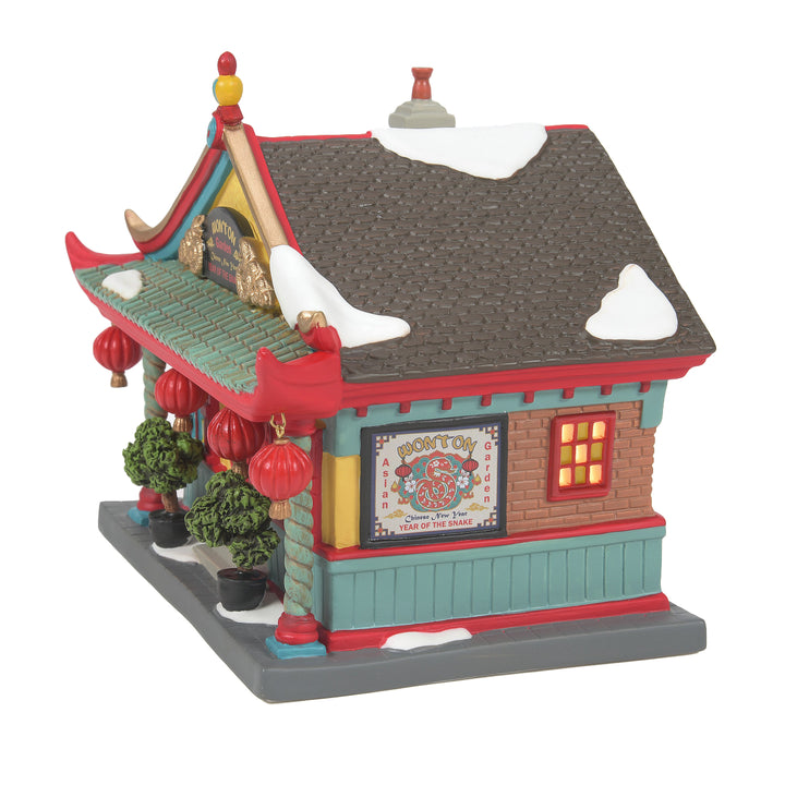 Department 56 Christmas in the City Village: The Wonton Garden sparkle-castle