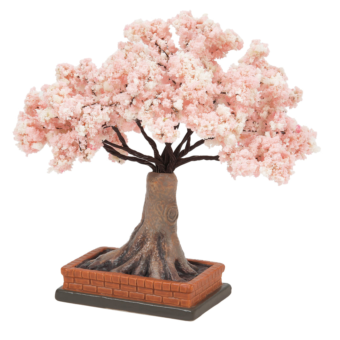 Department 56 Cross Product Village Accessory: Cherry Blossom In Bloom sparkle-castle