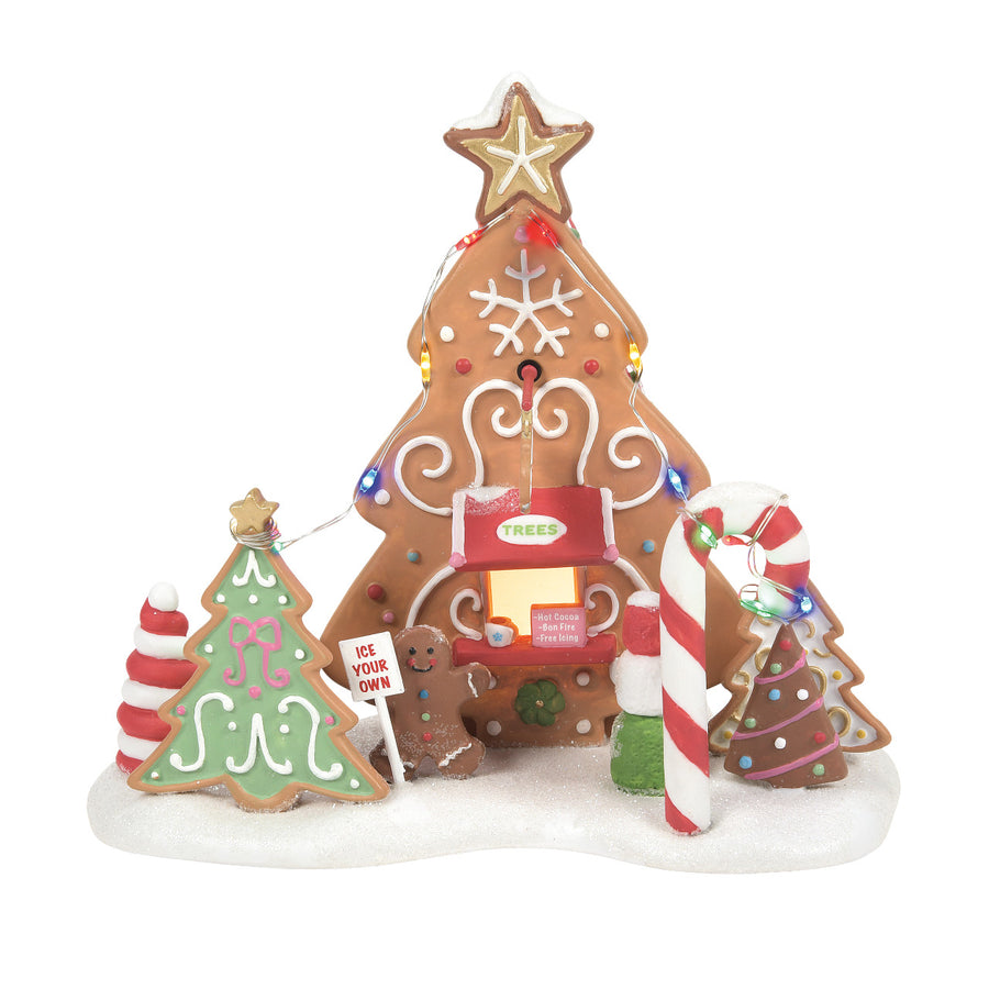 Department 56 North Pole Series: Ice Your Own Tree Lot sparkle-castle