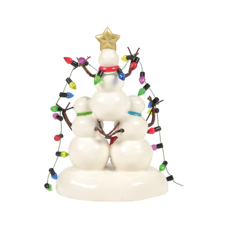 Department 56 Cross Product Village Accessory: Lucky The Snowman 2025 sparkle-castle