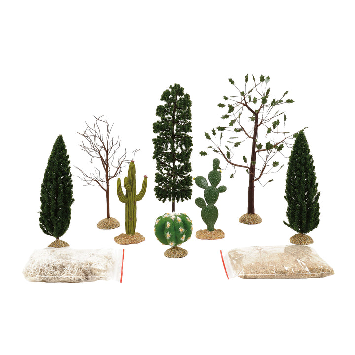 Department 56 Cross Product Village Accessory: Cancyon View Landscape, Set of 10 sparkle-castle