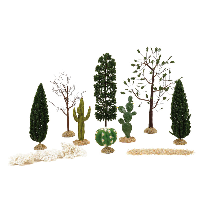 Department 56 Cross Product Village Accessory: Cancyon View Landscape, Set of 10 sparkle-castle