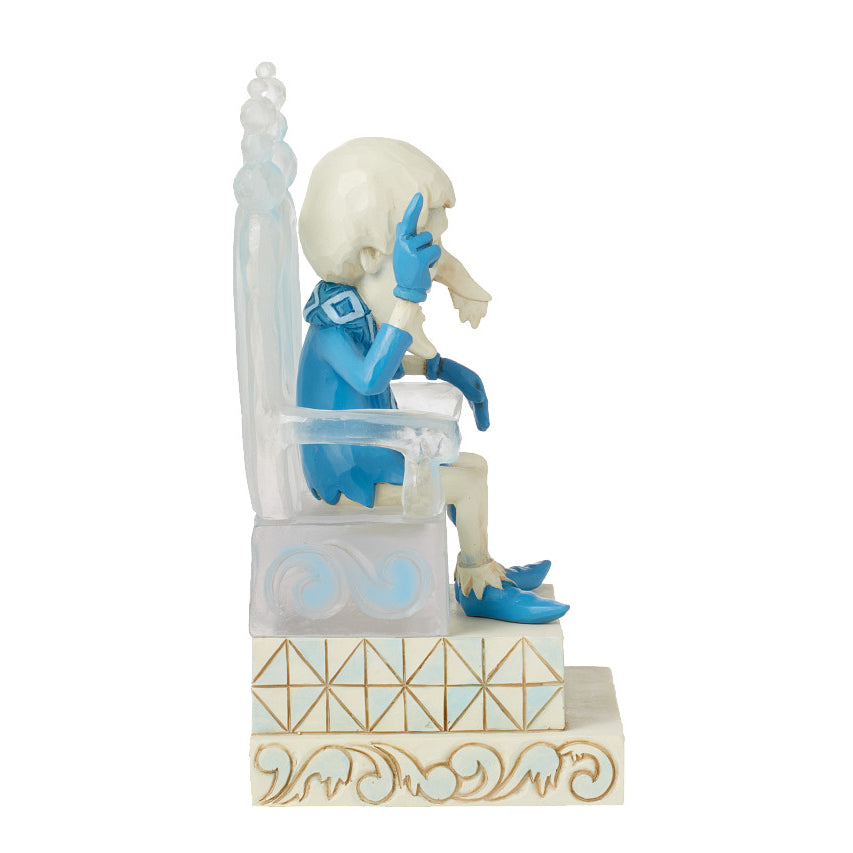 Jim Shore The Year Without A Santa Claus: Snow Miser Sitting On Throne Figurine sparkle-castle