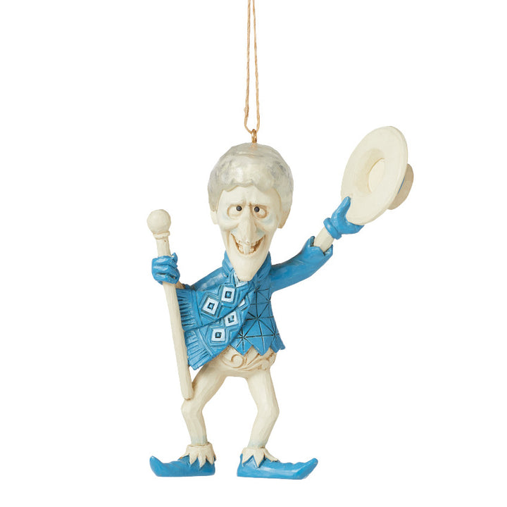 Jim Shore The Year Without A Santa Claus: Snow Miser Singing and Dancing Hanging Ornament sparkle-castle