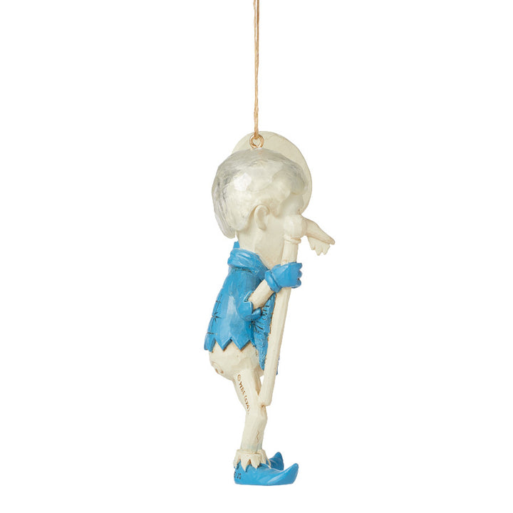 Jim Shore The Year Without A Santa Claus: Snow Miser Singing and Dancing Hanging Ornament sparkle-castle