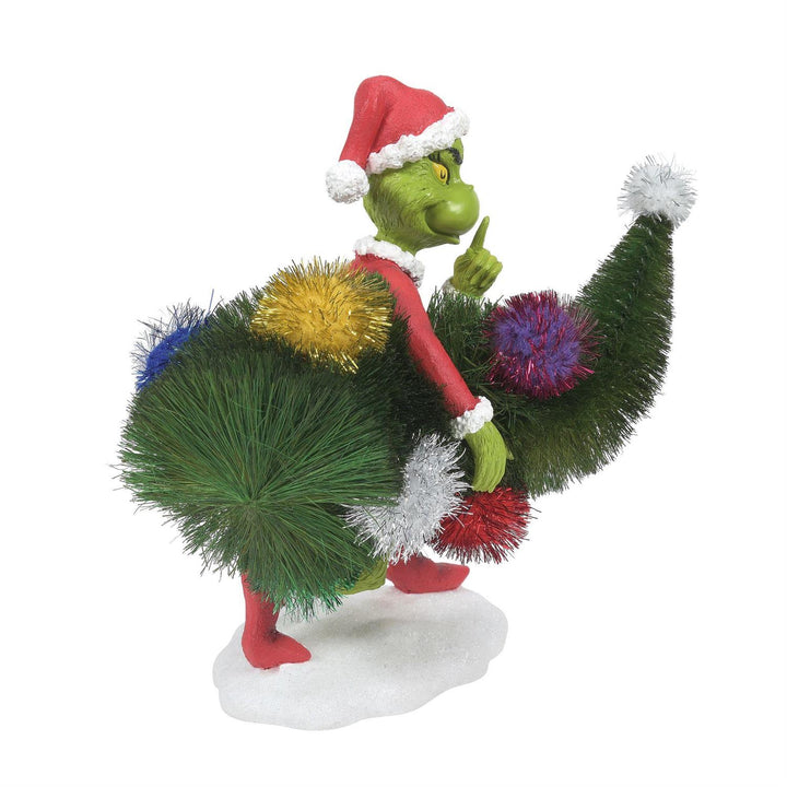 Studio Brands: Grinch Stealing Tree Figurine sparkle-castle