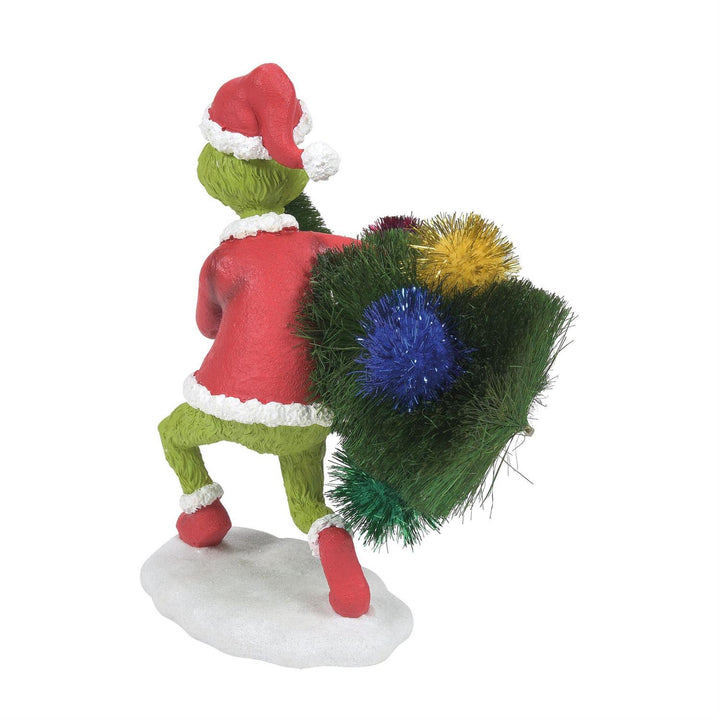 Studio Brands: Grinch Stealing Tree Figurine sparkle-castle