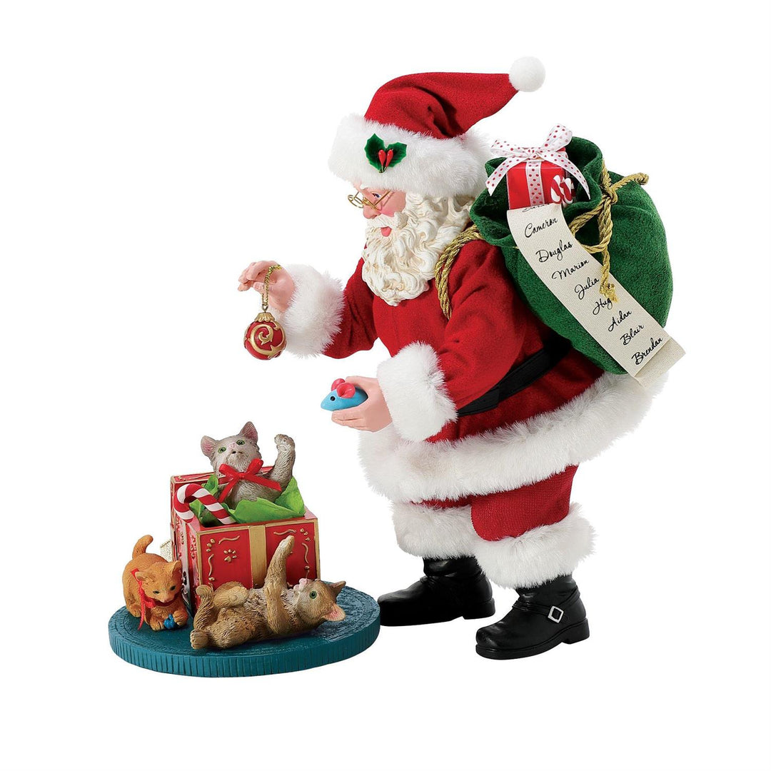 Department 56 Possible Dreams: Whiskering You A Merry Christmas, Set of 2 sparkle-castle