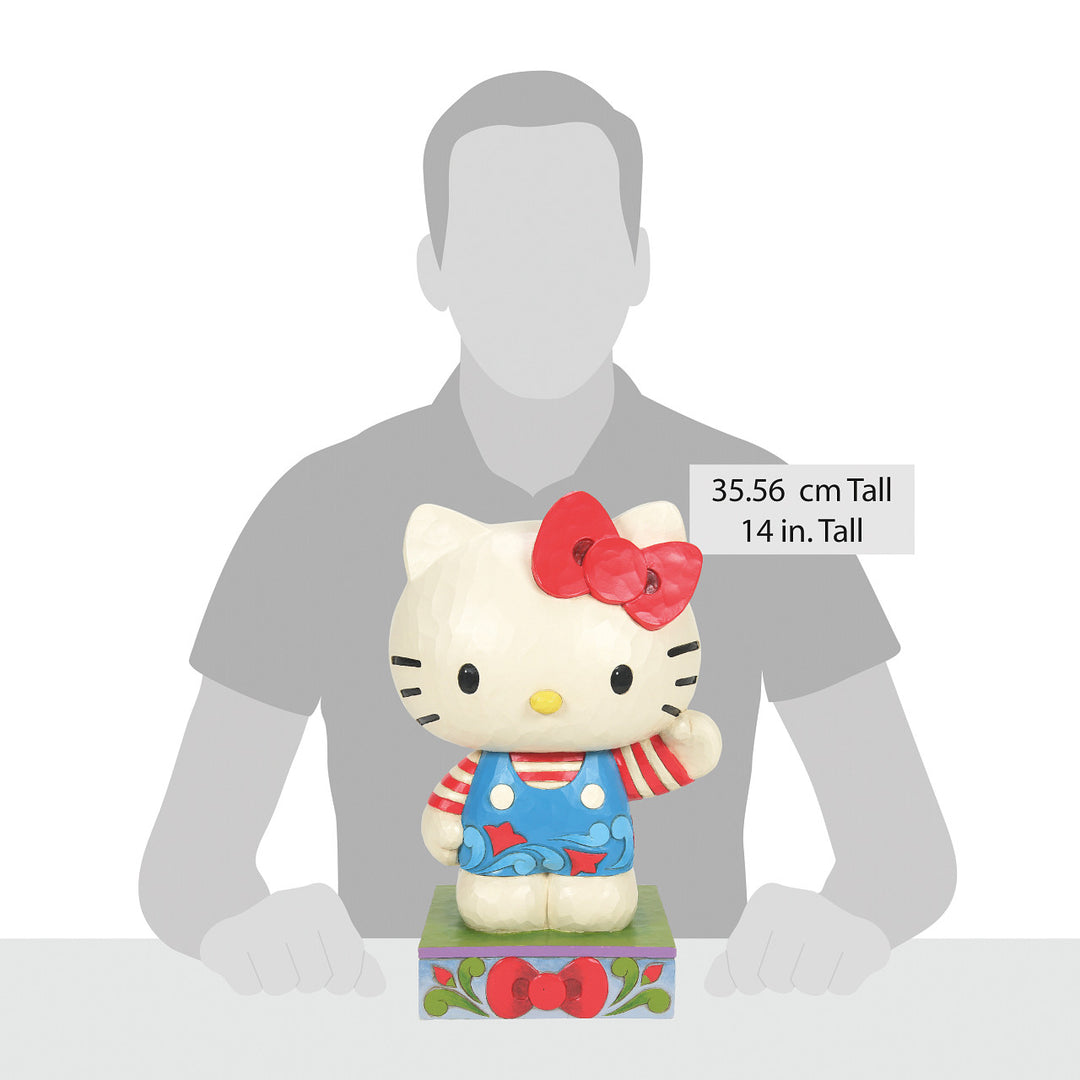 Jim Shore Sanrio: Hello Kitty Big Figurine sparkle-castle