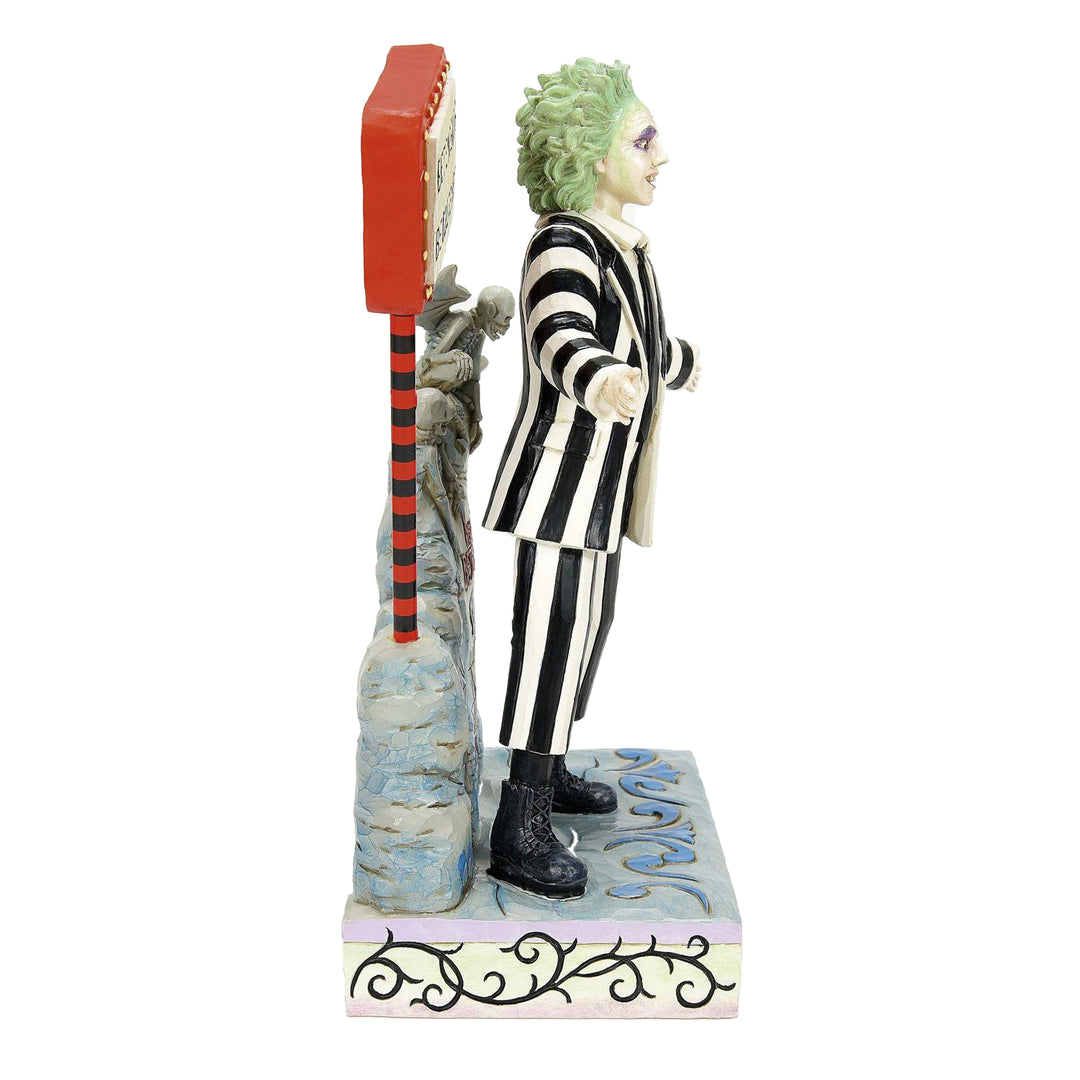 Jim Shore Beetlejuice: Here Lies Betelgeuse With LED Sign Figurine sparkle-castle