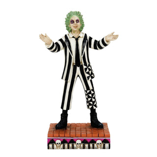 Jim Shore Beetlejuice: Classic Beetlejuice Figurine sparkle-castle