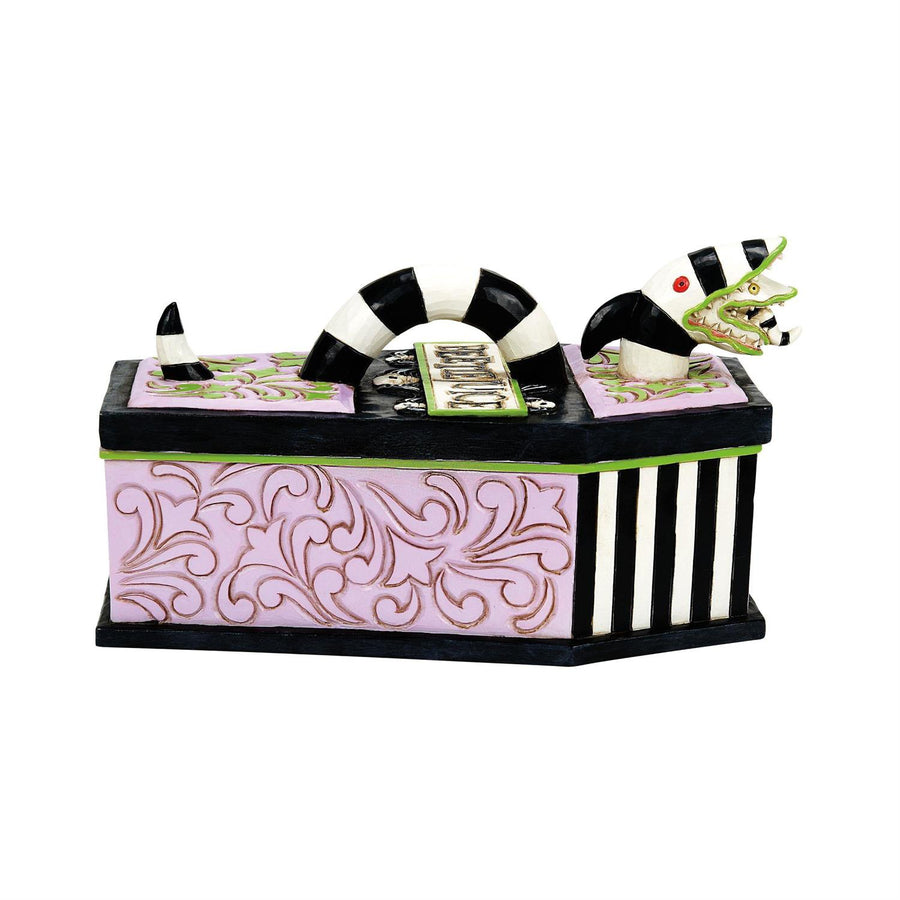Jim Shore Beetlejuice: Beetlejuice Coffin Trinket Box sparkle-castle