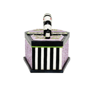 Jim Shore Beetlejuice: Beetlejuice Coffin Trinket Box sparkle-castle