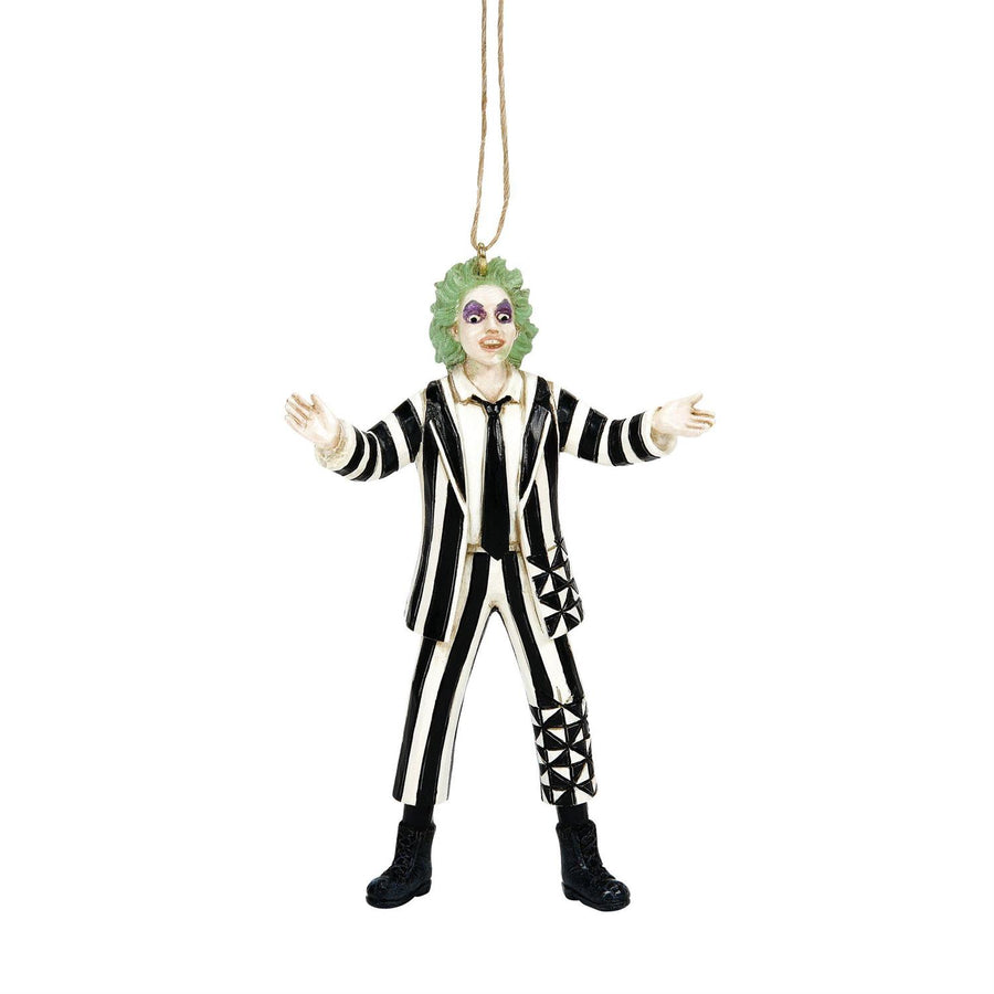 Jim Shore Beetlejuice: Classic Beetlejuice Hanging Ornament sparkle-castle