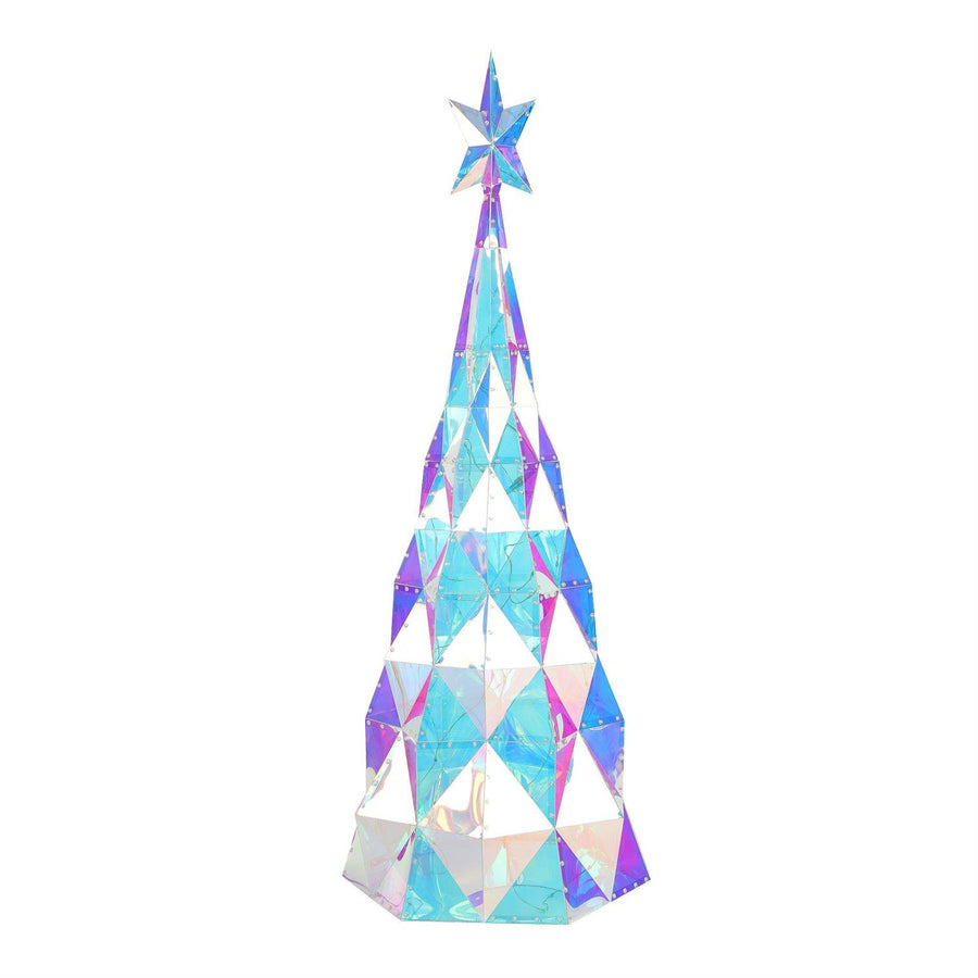 Department 56 Christmas Basics: Lit Prism Large Christmas Tree sparkle-castle