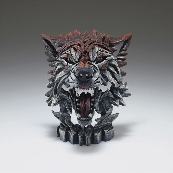 Edge Sculpture: Miniature Wolf Bust sparkle-castle