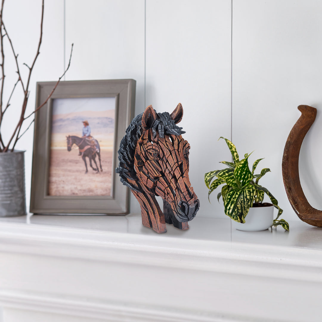 Edge Sculpture: Miniature Horse Bust sparkle-castle