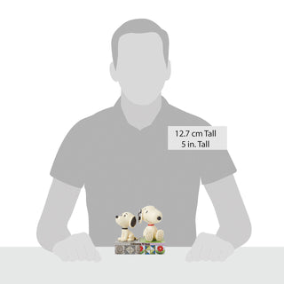 Jim Shore Peanuts: 1950's Snoopy & Today's Snoopy Figurine sparkle-castle