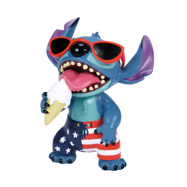 Disney Showcase: Stitch Stars & Stripes Moment Figurine sparkle-castle