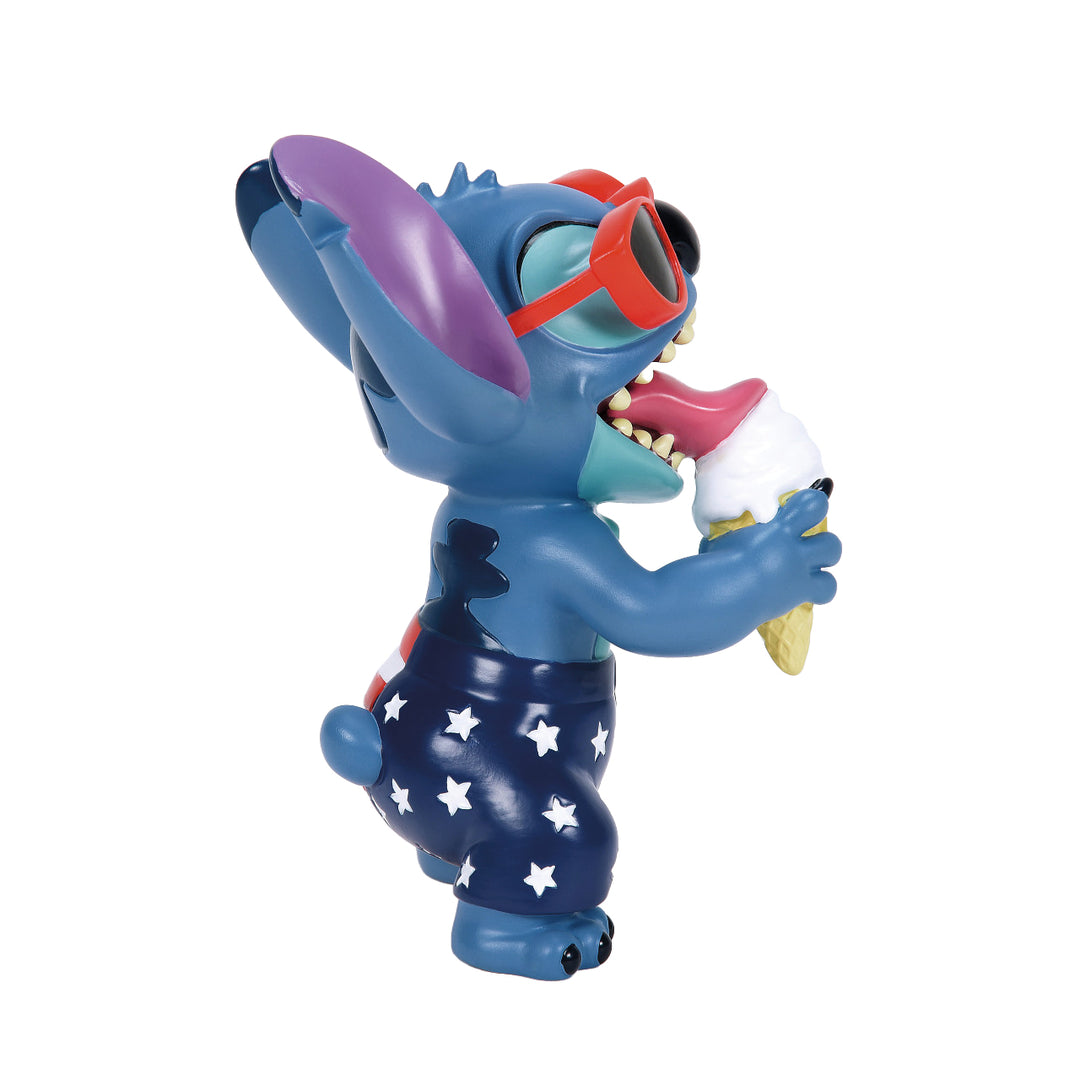 Disney Showcase: Stitch Stars & Stripes Moment Figurine sparkle-castle