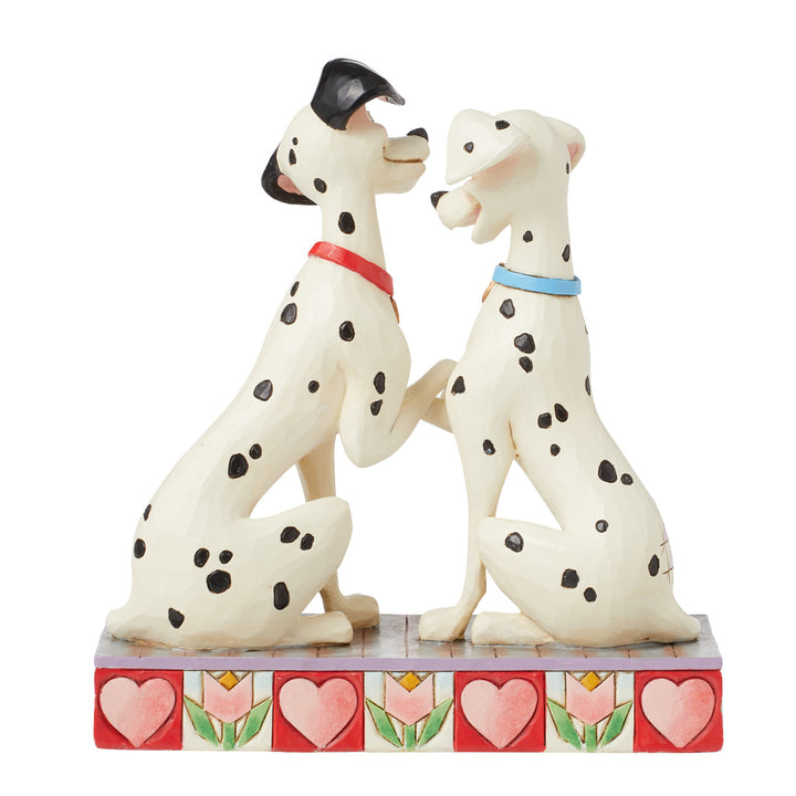 Jim Shore Disney Traditions: 101 Dalmatians Pongo & Perdita Figurine sparkle-castle