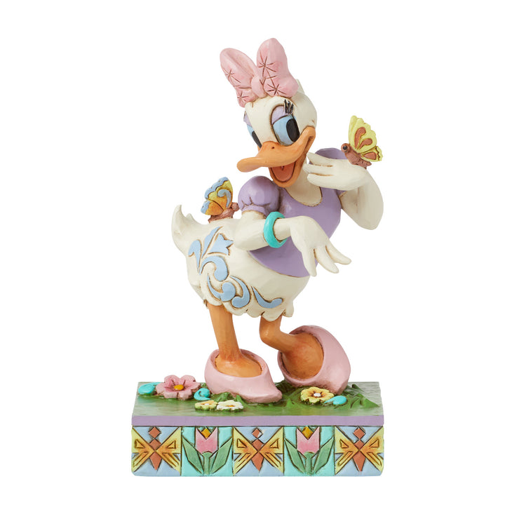 Jim Shore Disney Traditions: Daisy Duck With Butterflies Figurine sparkle-castle