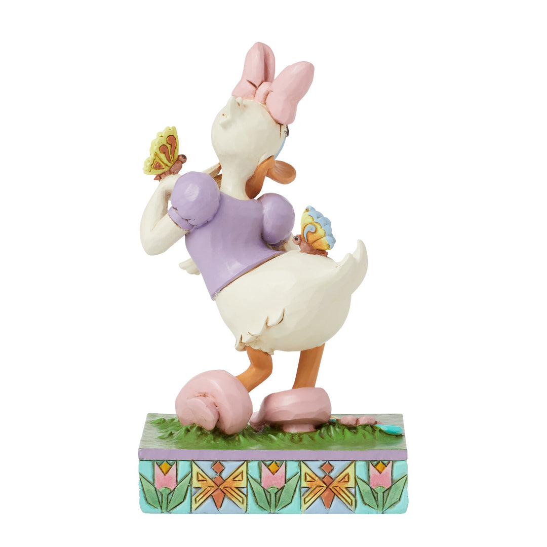 Jim Shore Disney Traditions: Daisy Duck With Butterflies Figurine sparkle-castle