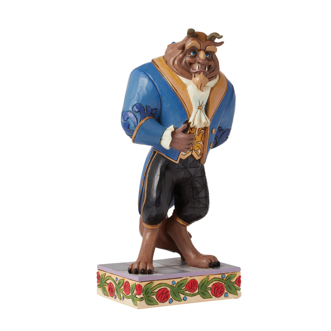 Jim Shore Disney Traditions: Beast In Suit Figurine sparkle-castle