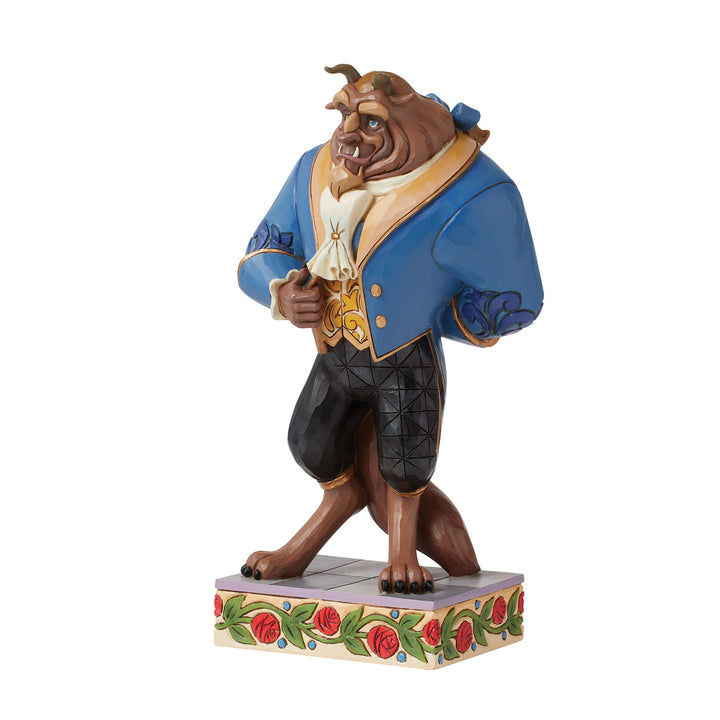 Jim Shore Disney Traditions: Beast In Suit Figurine sparkle-castle