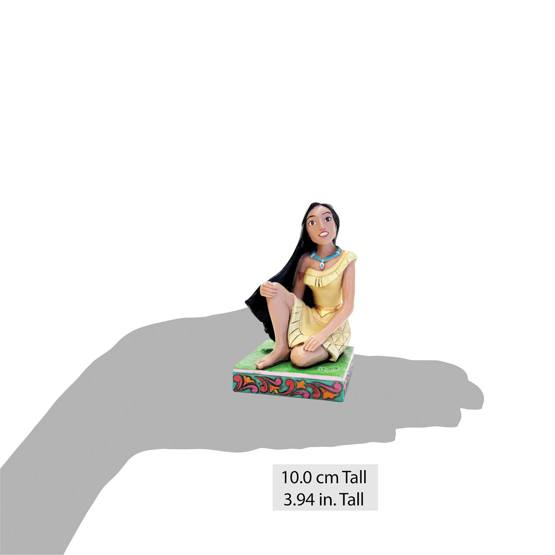 Jim Shore Disney Traditions: Pocahontas Personality Pose Figurine sparkle-castle