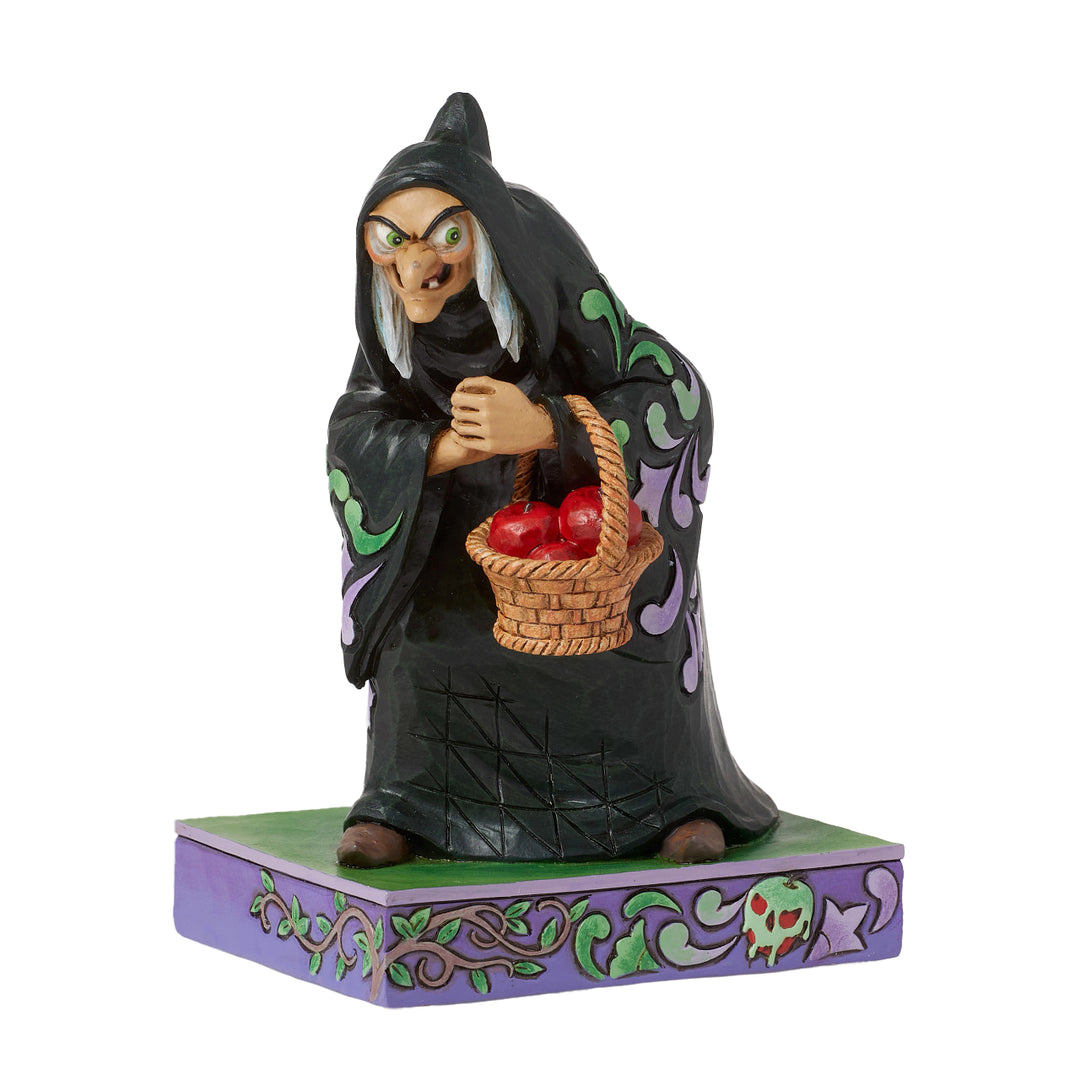 Jim Shore Disney Traditions: The Hag from Snow White Figurine sparkle-castle