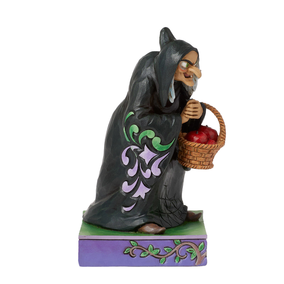 Jim Shore Disney Traditions: The Hag from Snow White Figurine sparkle-castle