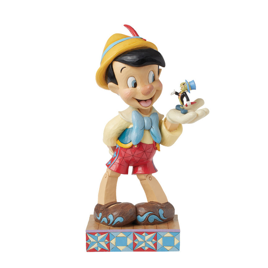 Jim Shore Disney Traditions: Pinocchio Big Figurine sparkle-castle