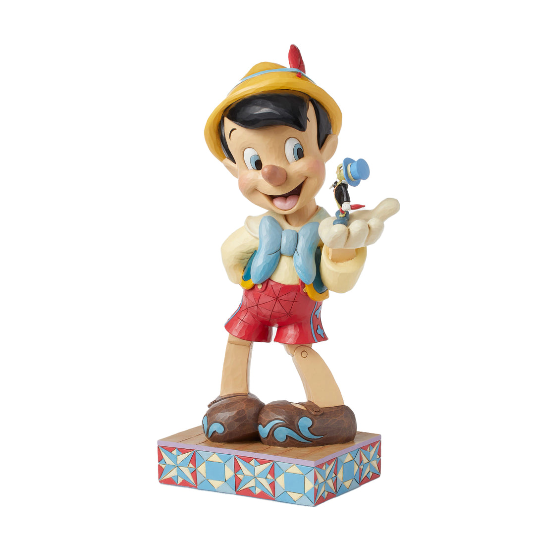 Jim Shore Disney Traditions: Pinocchio Big Figurine sparkle-castle