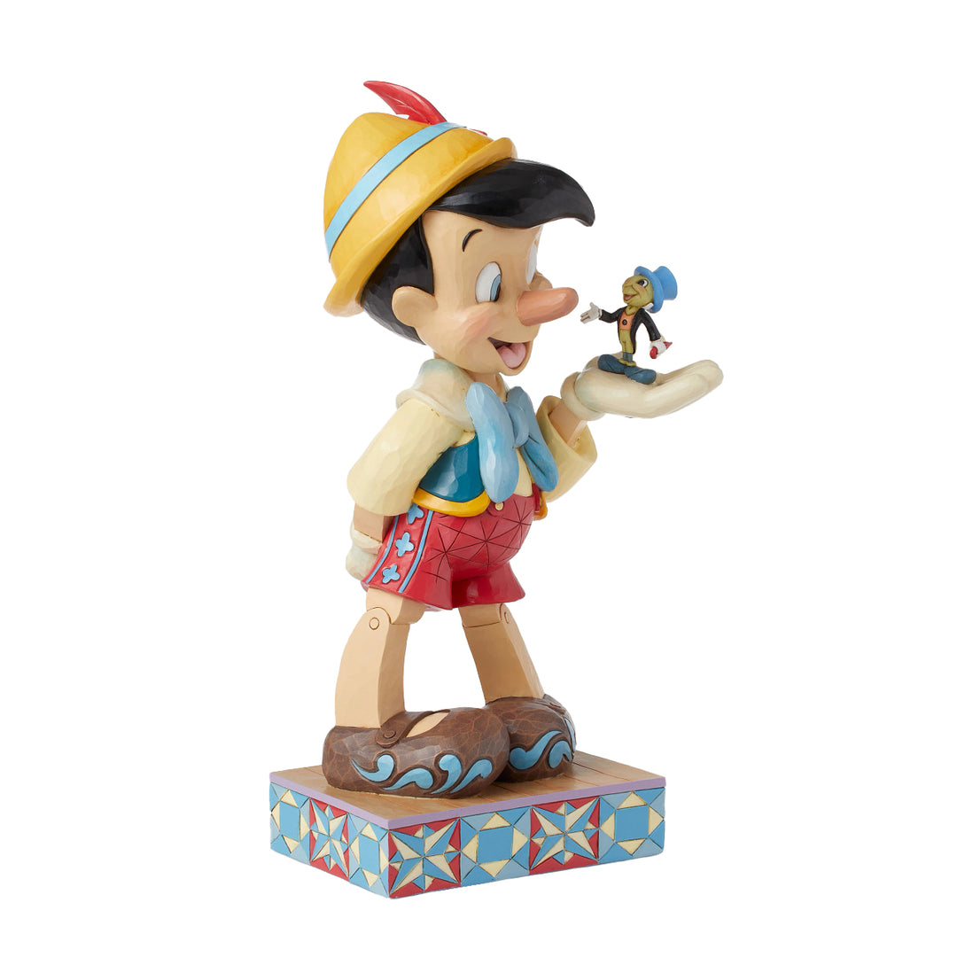 Jim Shore Disney Traditions: Pinocchio Big Figurine sparkle-castle