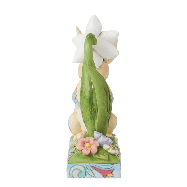 Jim Shore Heartwood Creek: Bunny and Easter Lilly Figurine sparkle-castle