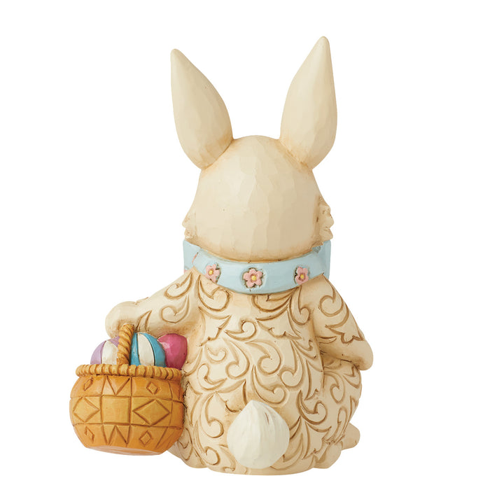 Jim Shore Heartwood Creek: Pint Sized Easter Bunny With Bow Figurine sparkle-castle