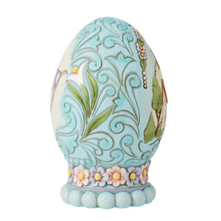 Jim Shore Heartwood Creek: Easter Egg with Church Scene Figurine sparkle-castle