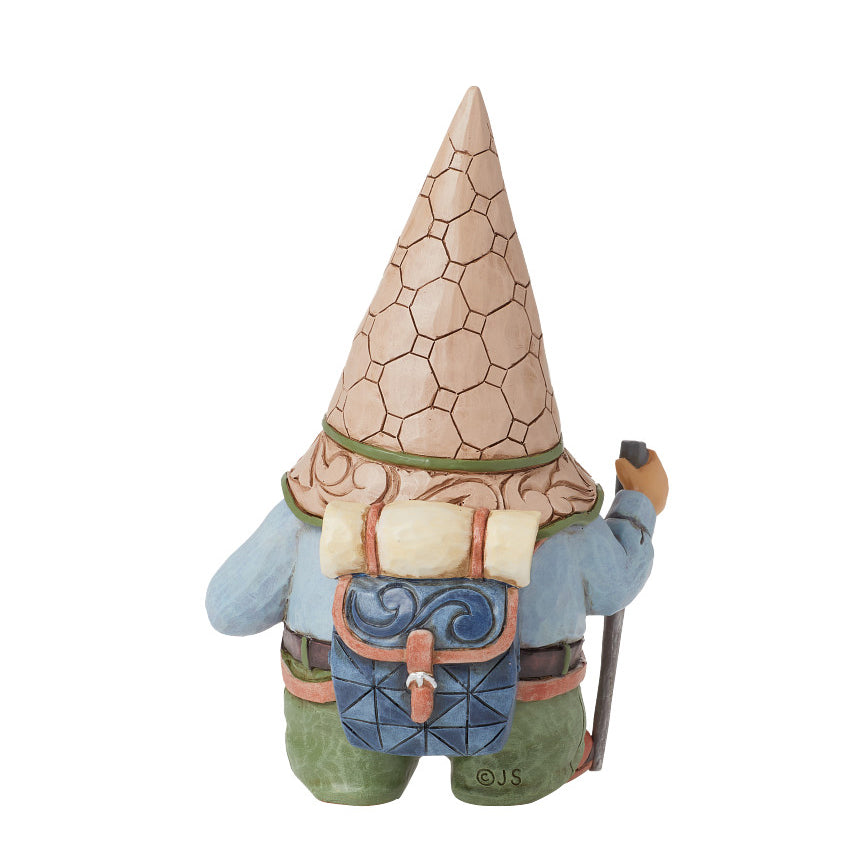 Jim Shore Heartwood Creek: Hiking Gnome Figurine sparkle-castle