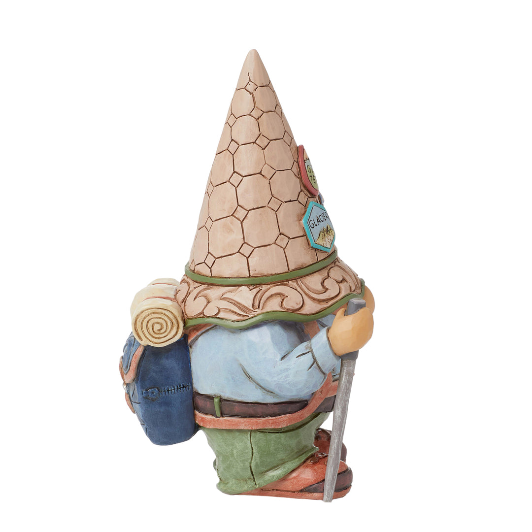 Jim Shore Heartwood Creek: Hiking Gnome Figurine sparkle-castle