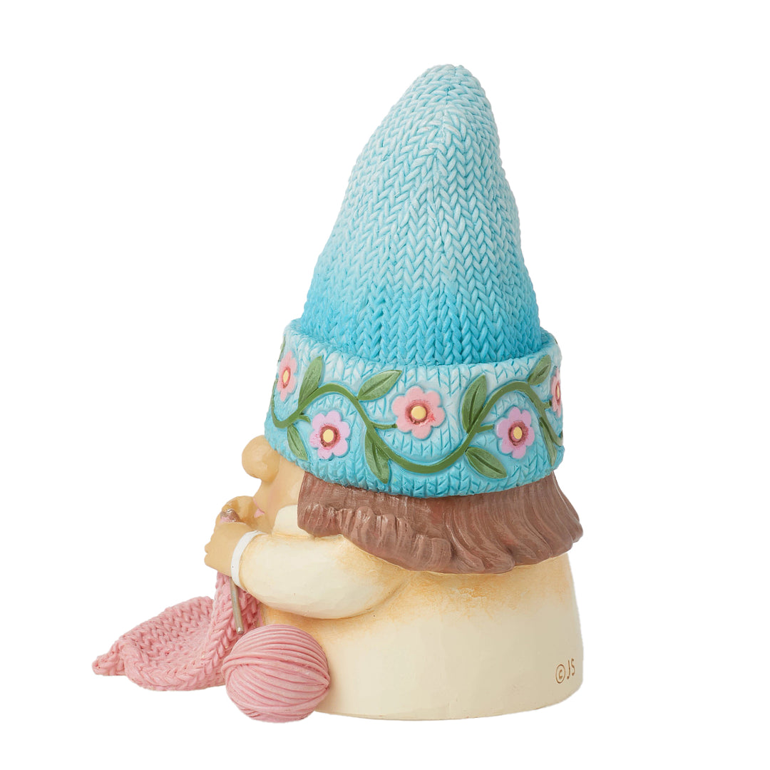 Jim Shore Heartwood Creek: Knitting Gnome Figurine sparkle-castle