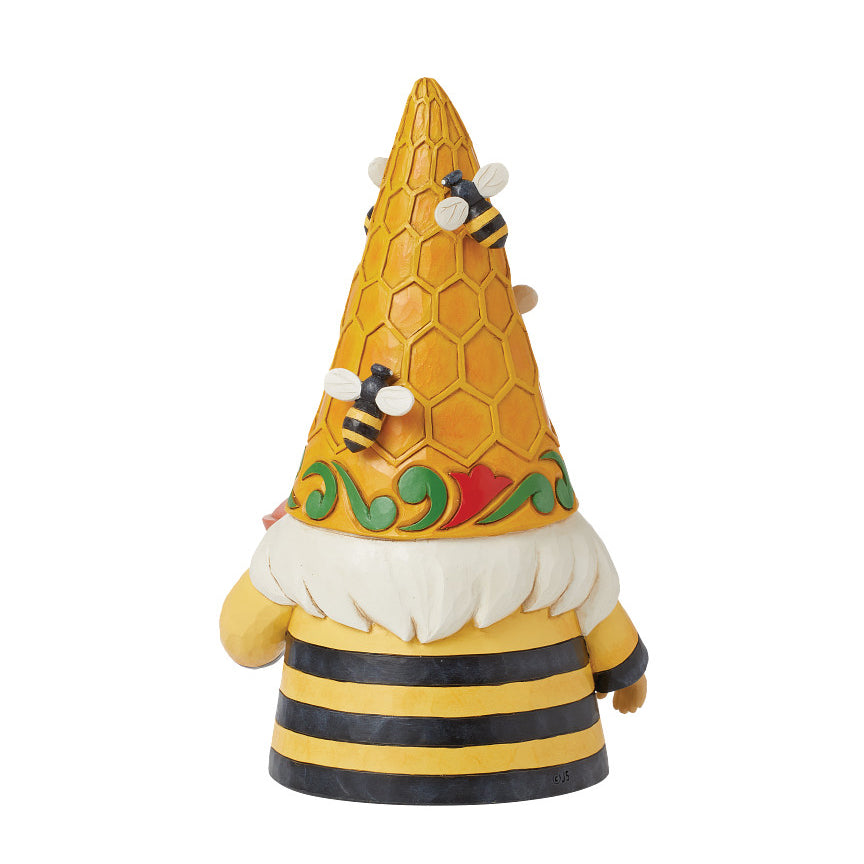 Jim Shore Heartwood Creek: Beehive Gnome Figurine sparkle-castle