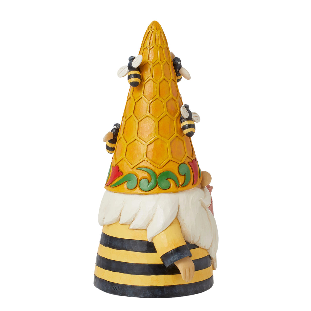 Jim Shore Heartwood Creek: Beehive Gnome Figurine sparkle-castle