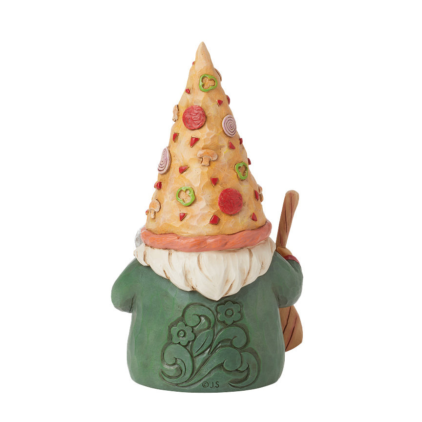 Jim Shore Heartwood Creek: Pizza Hat Gnome Figurine sparkle-castle