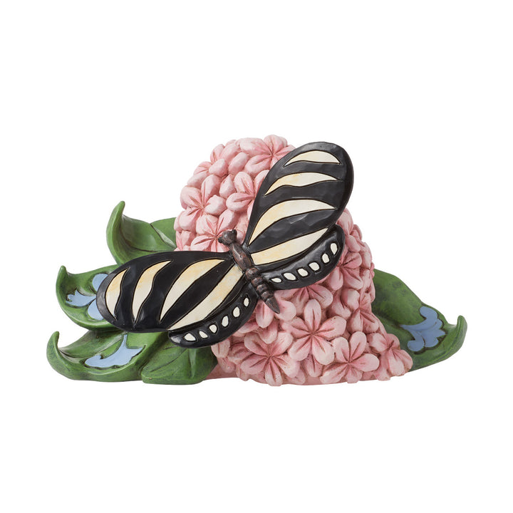 Jim Shore Heartwood Creek: Zebra Longwing Butterfly Mini Figurine sparkle-castle