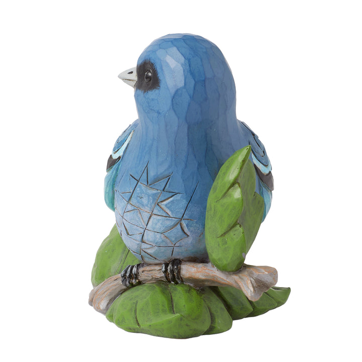 Jim Shore Heartwood Creek: Indigo Bunting Figurine sparkle-castle