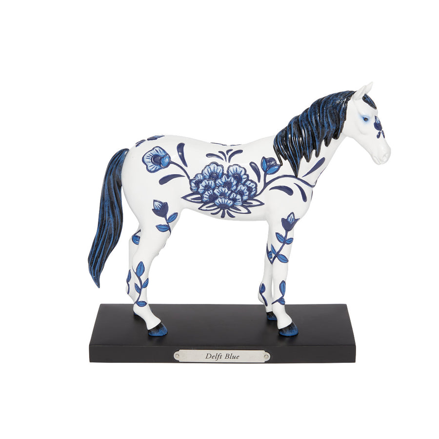 Trail of Painted Ponies: Delft Blue Figurine sparkle-castle