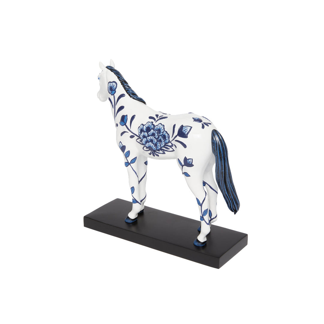 Trail of Painted Ponies: Delft Blue Figurine sparkle-castle