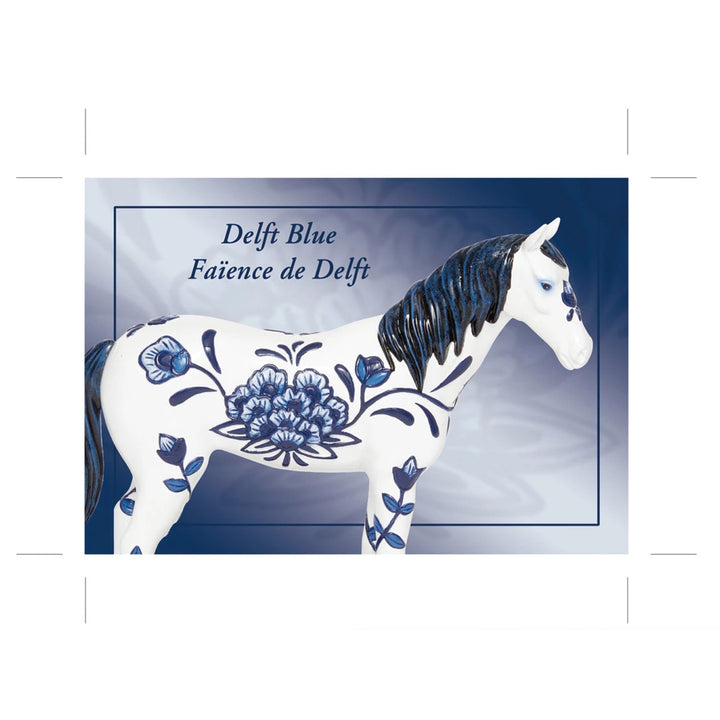 Trail of Painted Ponies: Delft Blue Figurine sparkle-castle