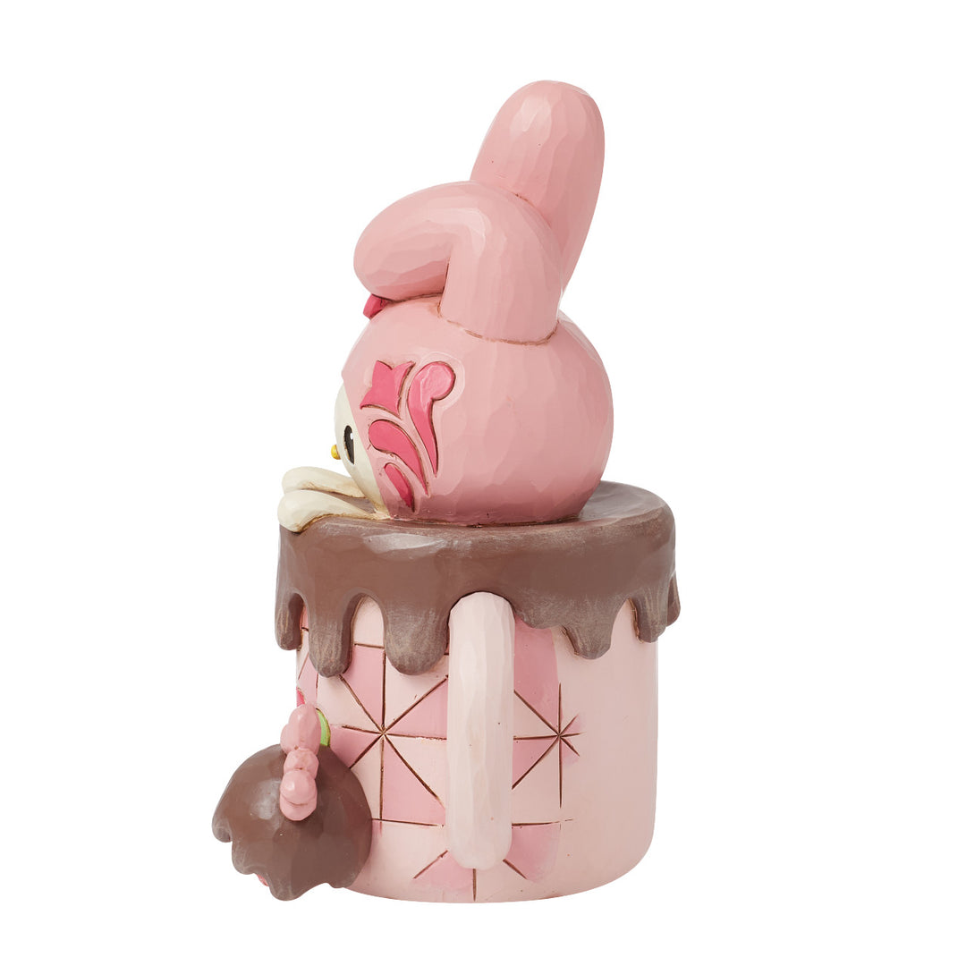 Jim Shore Sanrio: My Melody In Hot Cocoa Figurine sparkle-castle